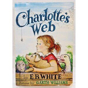 Book Children Charlotte's Web by E.B. White Paperback Scholastic Books